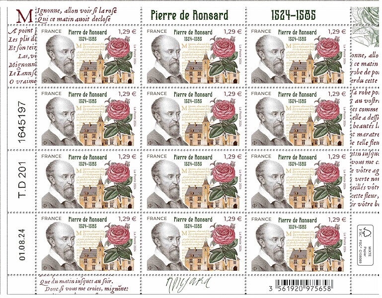 Pierre de Ronsard, Poet