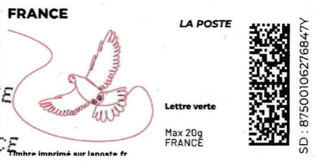 Doodle. Red Dove. Redesign no Laposte Logo