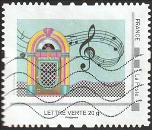 Stamp, Juke Box, France,  , Music