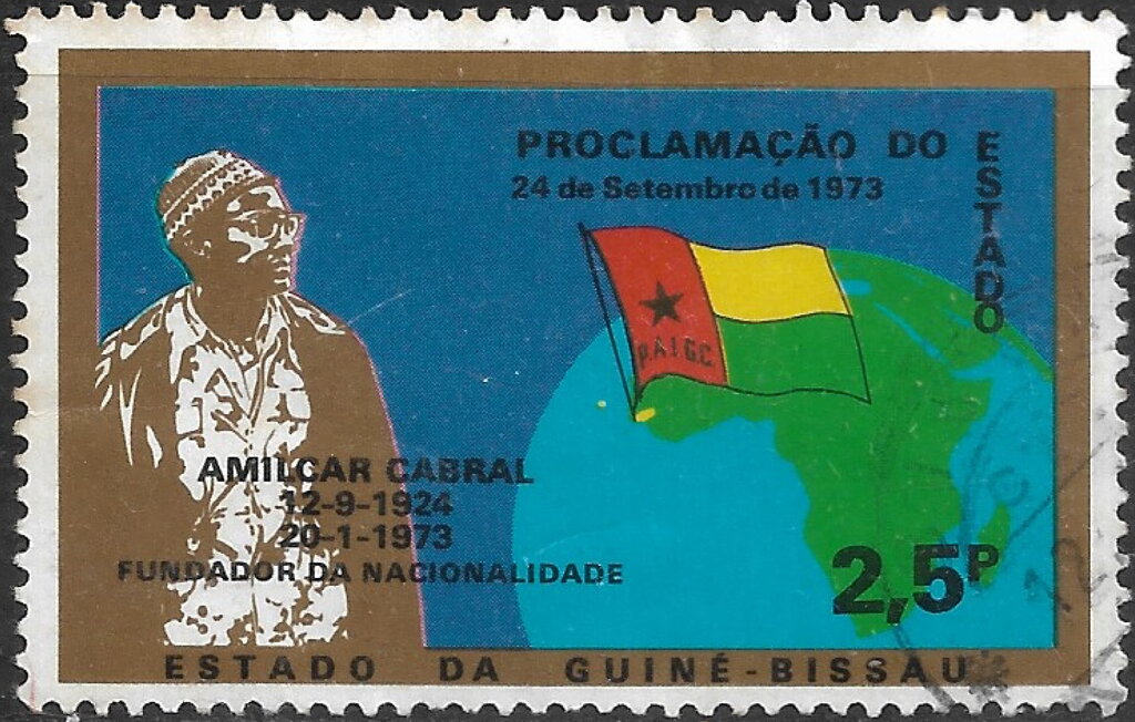 Map of Africa and Flag