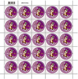 Full Pane, Chip, Hong Kong,  , Comics, Disney, Round Stamps