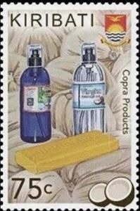 Stamp, Copra Products, Kiribati,  , Economy