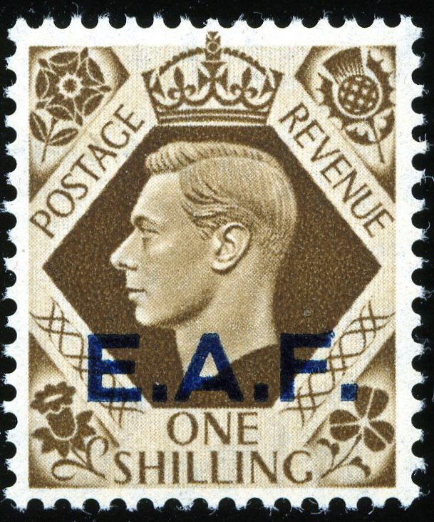 British Stamp Overprinted "E.A.F"