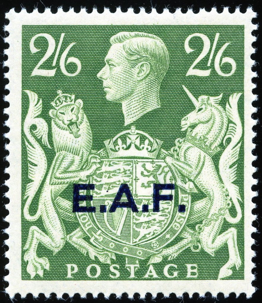 British Stamp Overprinted "E.A.F"