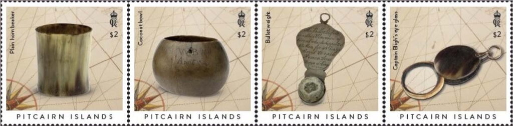 Se-tenant, Artifacts of the HMS Bounty, Pitcairn Islands,  , Crafts, Metalworking