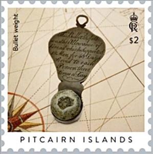 Stamp, Bullet Weight, Pitcairn Islands,  , Metalworking