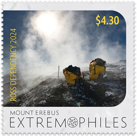 Geothermal Researchers on Mount Erebus
