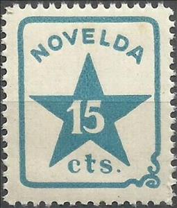 Stamp, Numeral on star, Spain, Civil War,  , Stars