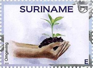 Stamp, UPAEP 2024 : Environment, Suriname,  , Environment Protection, U.P.A.E.P.