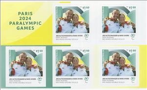 Booklet, Jed Altschwager and Nikki Ayers, Rowing, Australia,  , Athletes, Paralympics, Sports