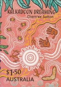 Stamp, Kalkadoon Dreaming : Art of Chern’ee Sutton, Australia,  , Art
