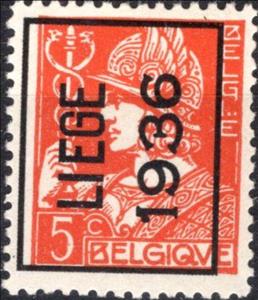 Stamp, Precanceled Ceres, Belgium,  , Gods and goddesses, Mythology, Trade