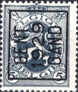 Stamp, Precanceled Heraldic Lion, Belgium,  , Coats of Arms, Heraldic Animals, Лев