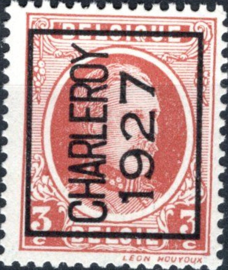 Precanceled King Albert I - type Houyoux