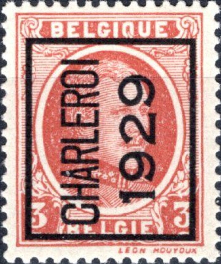 Precanceled King Albert I - type Houyoux