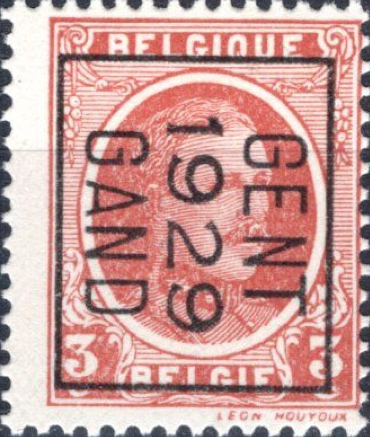 Precanceled King Albert I - type Houyoux