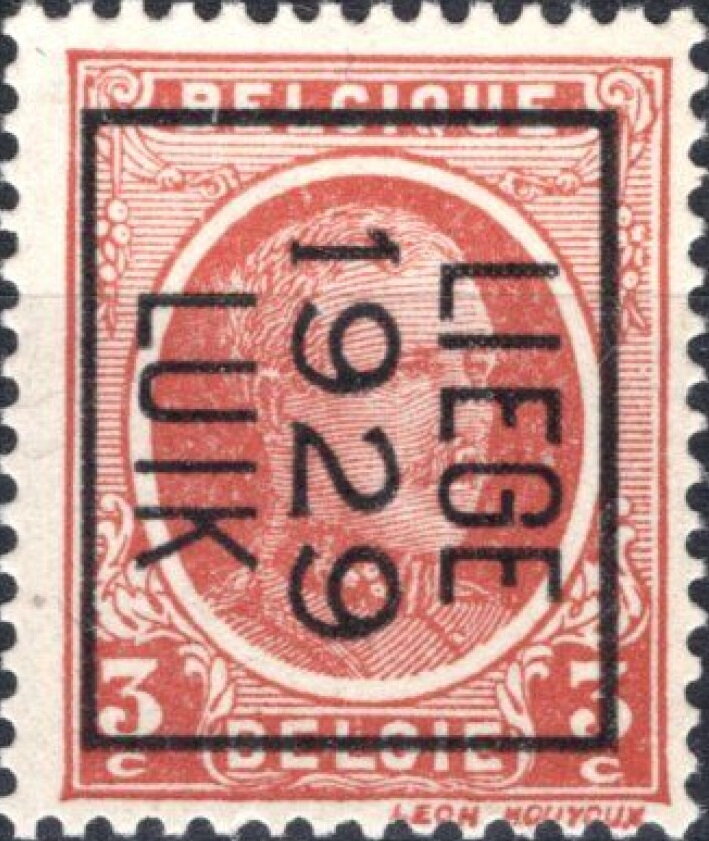 Precanceled King Albert I - type Houyoux