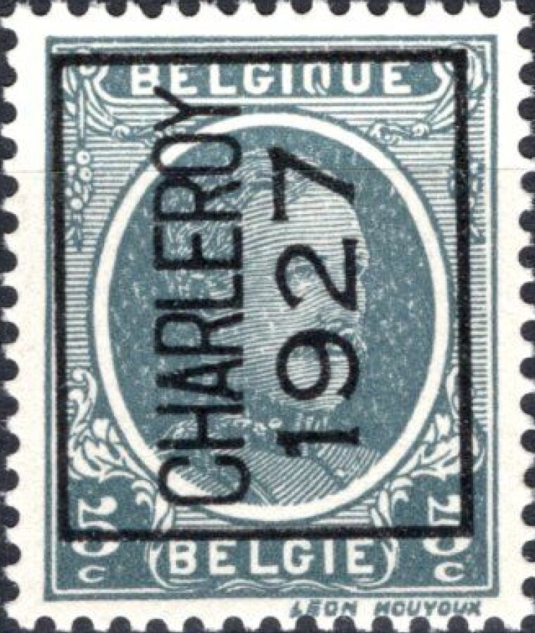 Precanceled King Albert I - type Houyoux