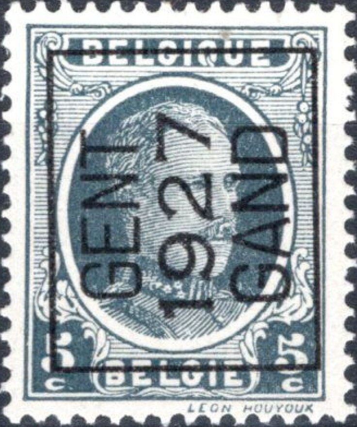Precanceled King Albert I - type Houyoux