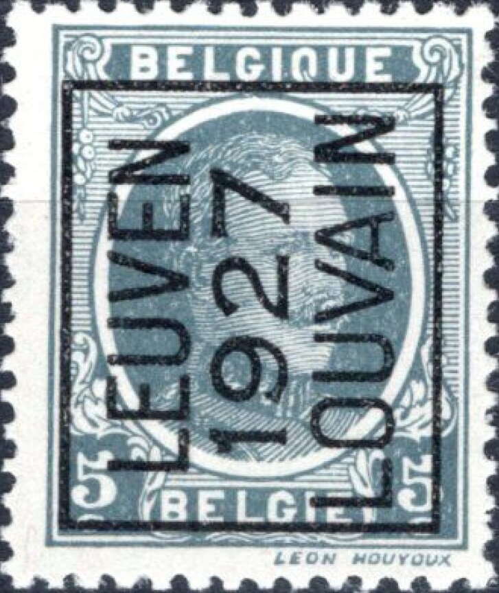 Precanceled King Albert I - type Houyoux