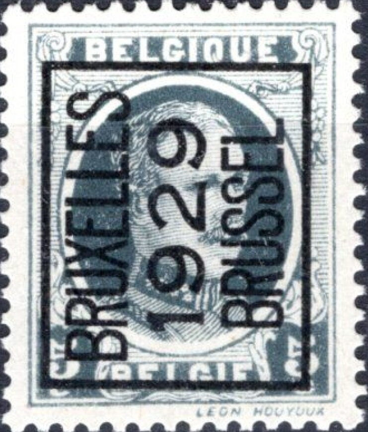 Precanceled King Albert I - type Houyoux