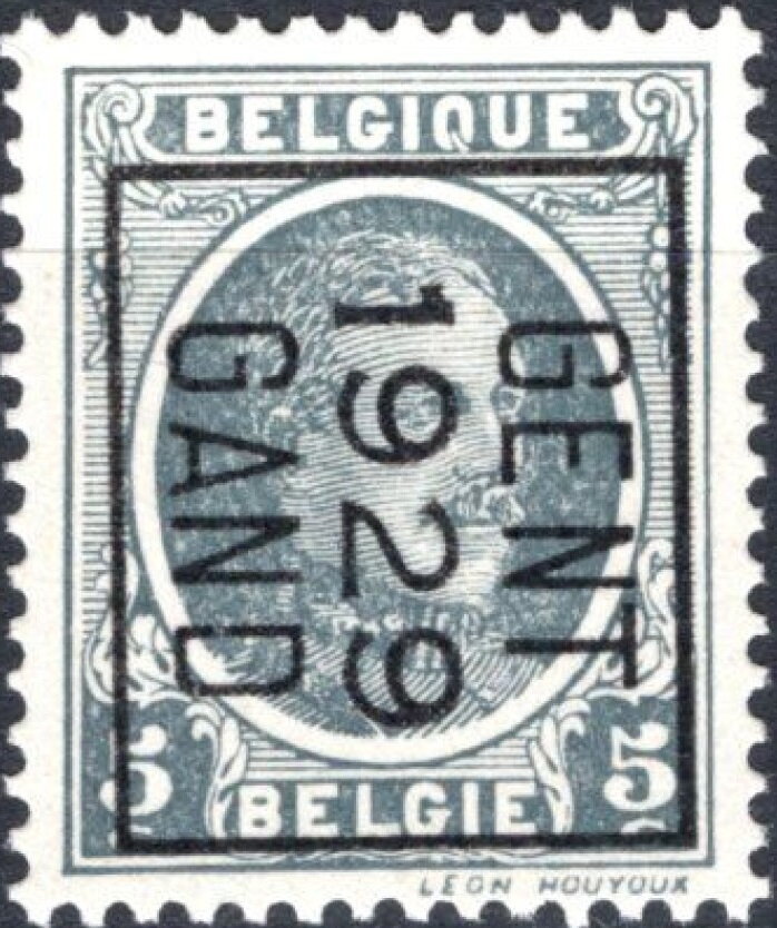 Precanceled King Albert I - type Houyoux