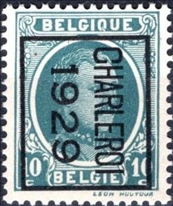 Stamp, Precanceled King Albert I - type Houyoux, Belgium,  , Famous People, Heads of State, Kings, Men, Royalty