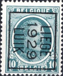 Stamp, Precanceled King Albert I - type Houyoux, Belgium,  , Famous People, Heads of State, Kings, Men, Royalty