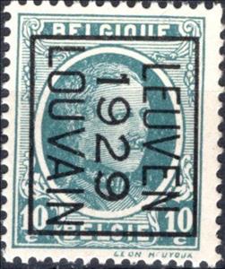Stamp, Precanceled King Albert I - type Houyoux, Belgium,  , Famous People, Heads of State, Kings, Men, Royalty