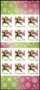 Booklet Pane, Caribou booklet pane, Canada,  