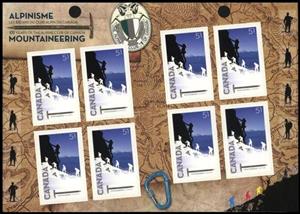 Booklet Pane, Centenary of the Alpine Club of Canada booklet pane, Canada,  