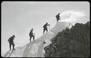 Booklet, Climbing Mt Habel by Byron Harmon Booklet, Canada,  
