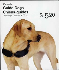 Booklet, Guide Dogs (Canis lupus familiaris), Canada,  