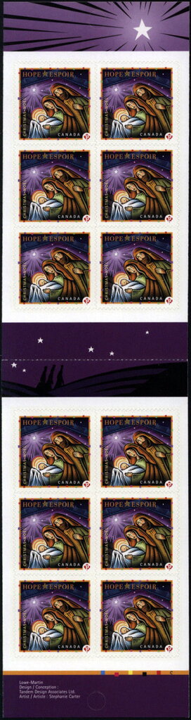 Hope, Joy & Peace booklet pane