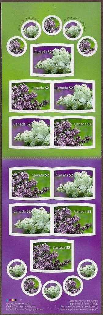 Lilacs booklet pane