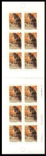 Booklet Pane, Madonna and Child booklet pane, Canada,  