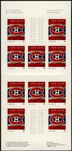 Booklet Pane, Montreal Canadiens booklet pane, Canada,  