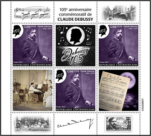 105th Anniversary of the Death of Claude Debussy (1862–1918)
