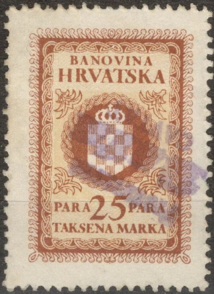 Banovina Hrvatska Taksena Marka