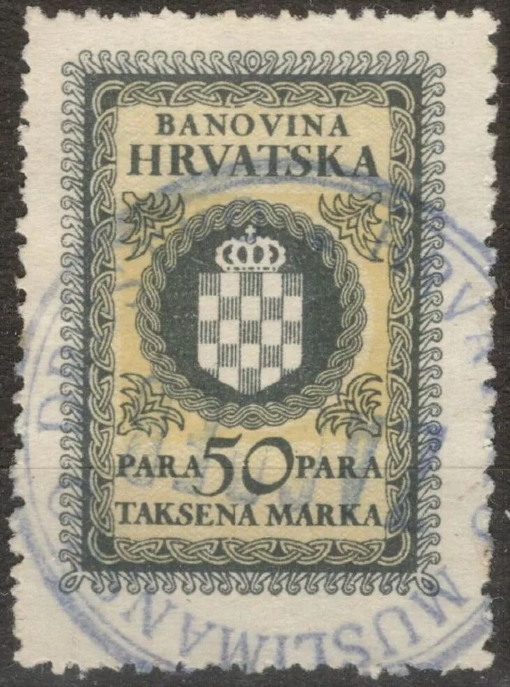 Banovina Hrvatska Taksena Marka