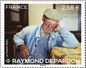 Stamp, Raymond Depardon, Photographer, France,  , Men, Photographs, Photography