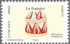 The strawberry cake