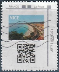 Stamp, Nice, France,  , Beaches, Coastal Areas, Tourism