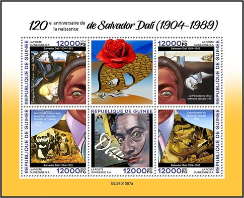 120th Anniversary of the Birth of Salvador Dali (1904–1989)