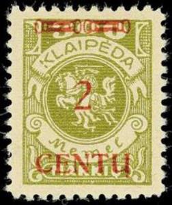 Stamp, "Centu" on Memeledition, Lithuania,  