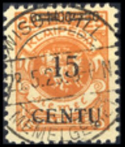 Stamp, "Centu" on Memeledition, Lithuania,  