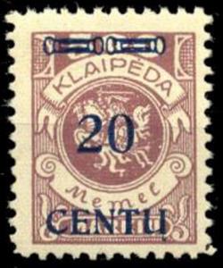 Stamp, "Centu" on Memeledition, Lithuania,  