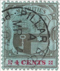 Stamp, Issues of 1895-1904, Mauritius,  , Coats of Arms