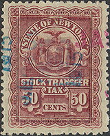 Stamp, Seal of New York, New York (NY),  , Birds, Birds of Prey, Coats of Arms, Eagles, Seals (Emblems)