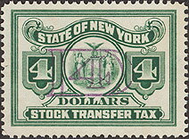 Stamp, Seal of New York, New York (NY),  , Birds, Birds of Prey, Coats of Arms, Eagles, Seals (Emblems)